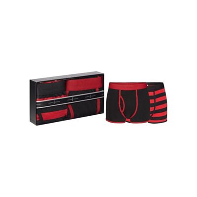 J by Jasper Conran Set of two cotton stretch boxer shorts gift box